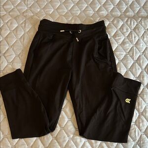 All in Motion Kids Black Joggers with Gold Accent
